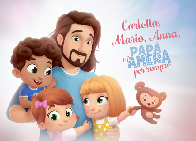 Carlotta, Mario, Anna, Papà vi amerà per sempre
