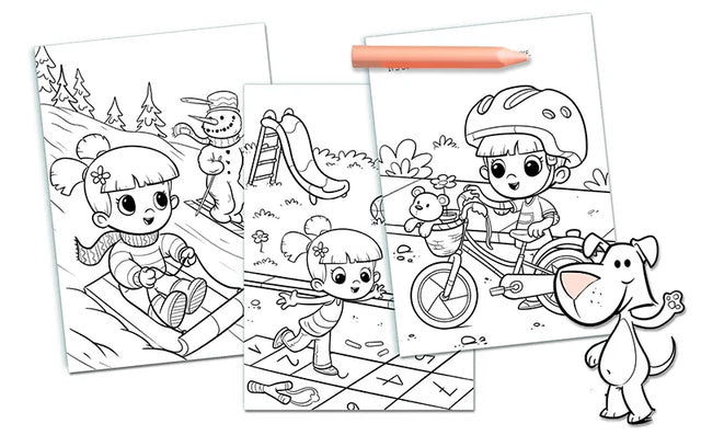 Disegni da colorare sulle quattro stagioni