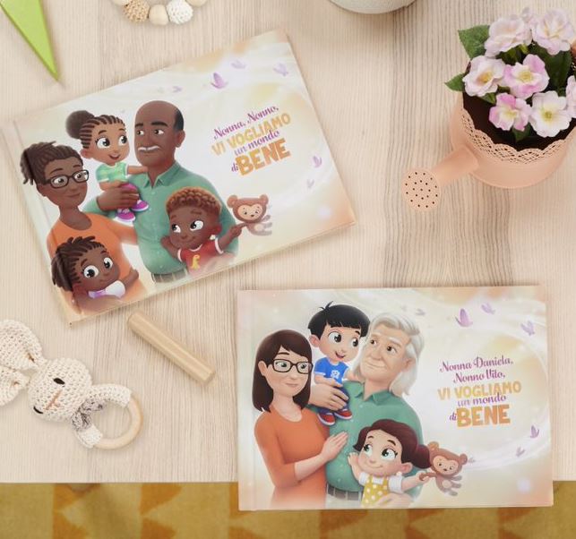 Qual è il miglior regalo di compleanno per i nonni?             Un libro personalizzato!