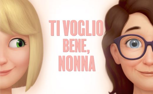 La copertina del libro personalizzato per le nonne.