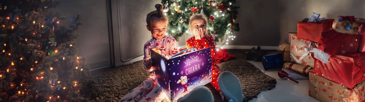 I nostri libri di fiabe personalizzati portano gioia e magia in ogni momento, rendendoli il regalo di Natale ideale per il vostro piccolo.
