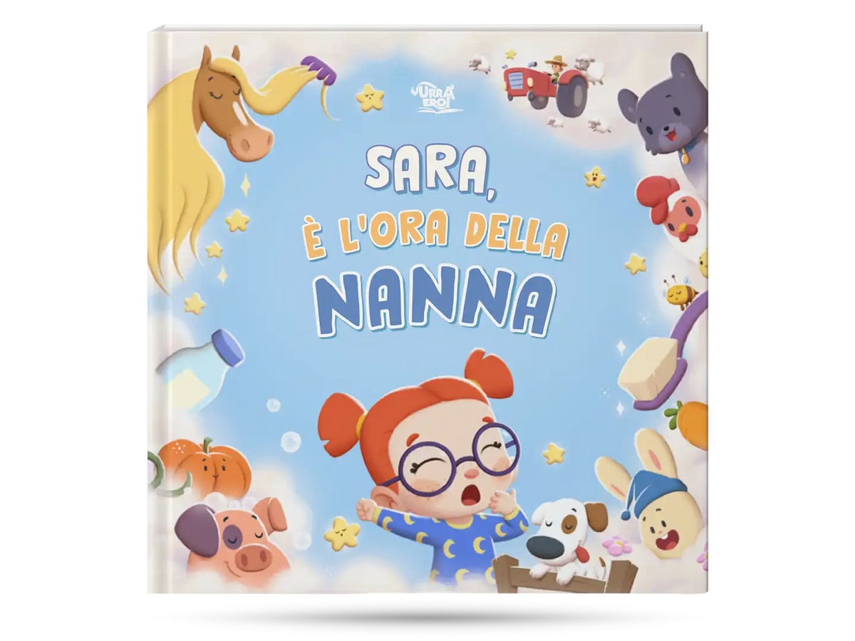 Copertina del libro personalizato sul il rituale della nanna.