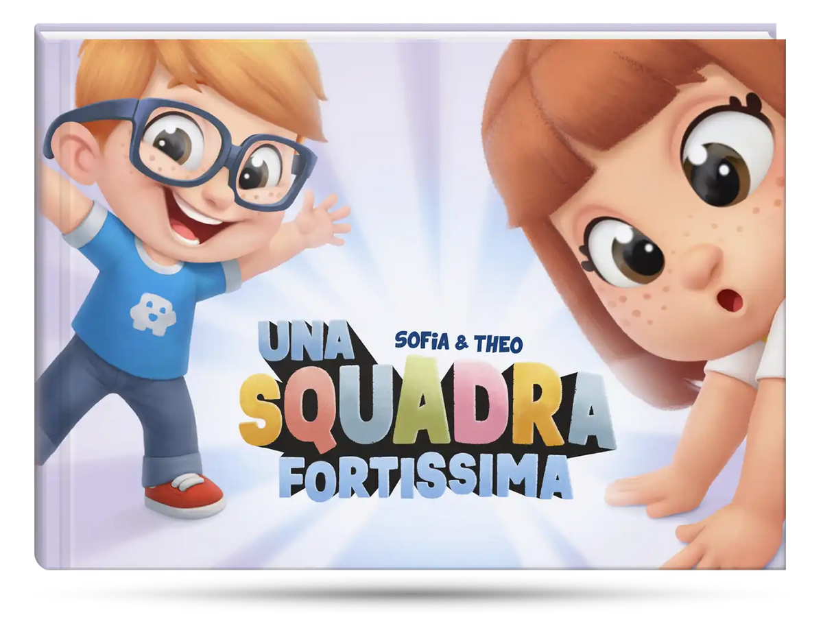 Libro personalizzato per fratelli e sorelle.