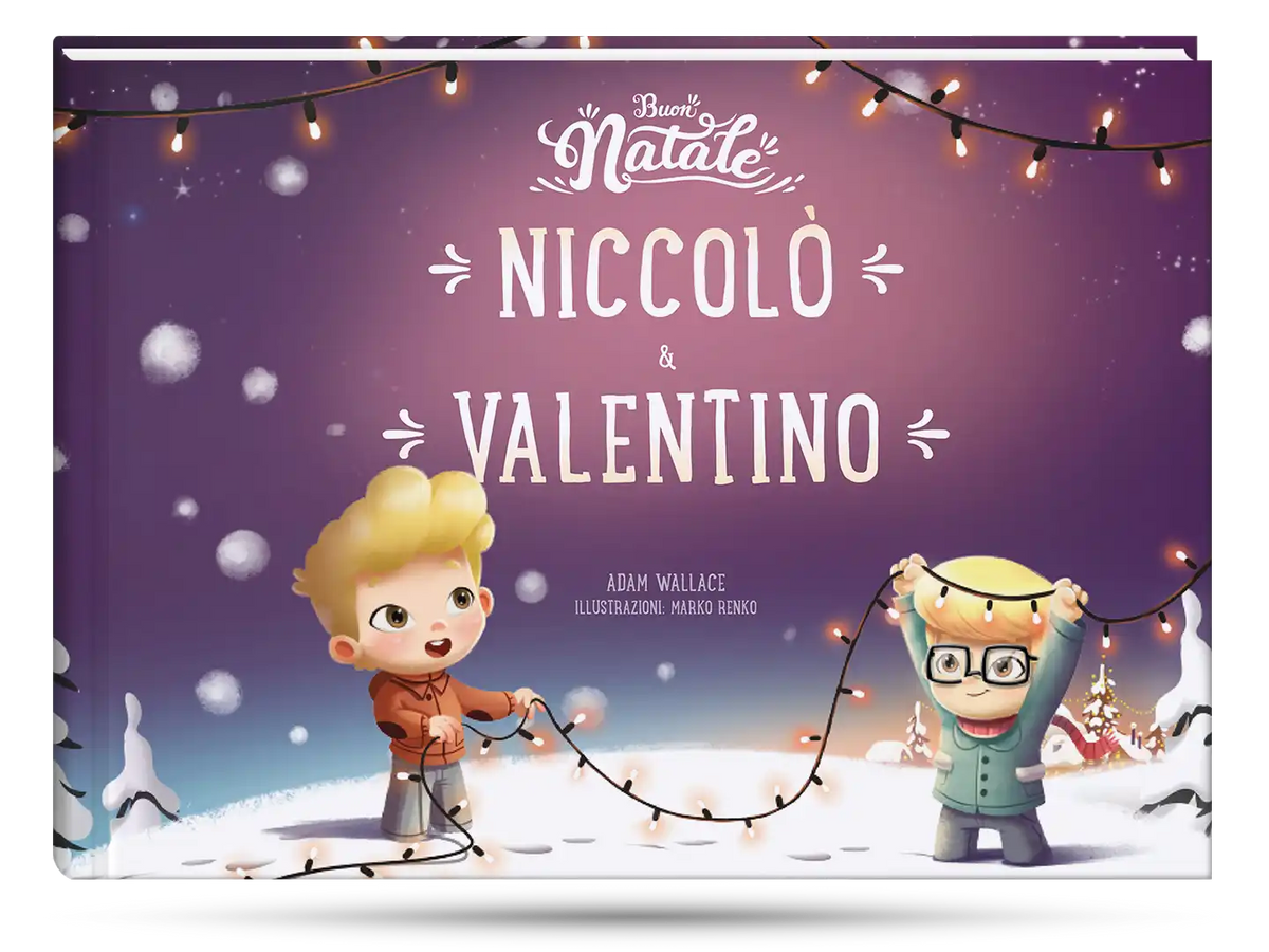 La copertina del libro di Natale personalizzato di Urrà Eroi