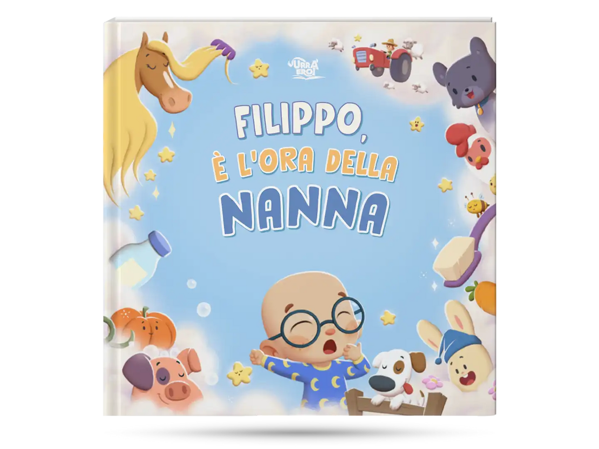 Libro della collezione Mini Eroi per il rituale della nanna.
