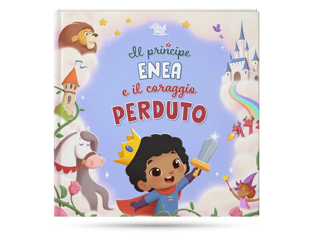 Copertina del libro personalizzato per principe.