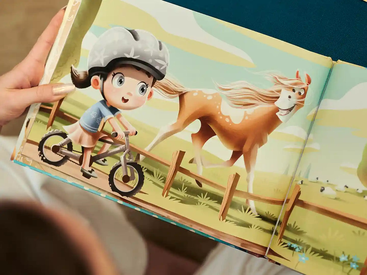 Un libro di storie personalizzato con bellissime illustrazioni di un cavallo è sempre una buona idea se stai cercando un'idea regalo per un compleanno.