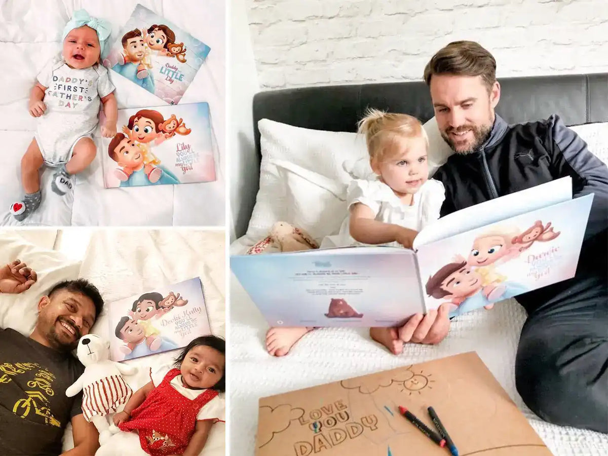 Libro personalizzato di Urrà Eroi che mostra ai papà l'apprezzamento che meritano. Crea uno e vedi se riesce a finirlo senza piangere!