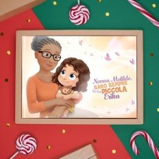 Confezione di Natale da colorare