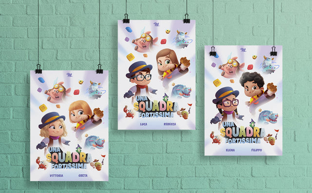 Poster personalizzato e gratuito per due fratelli