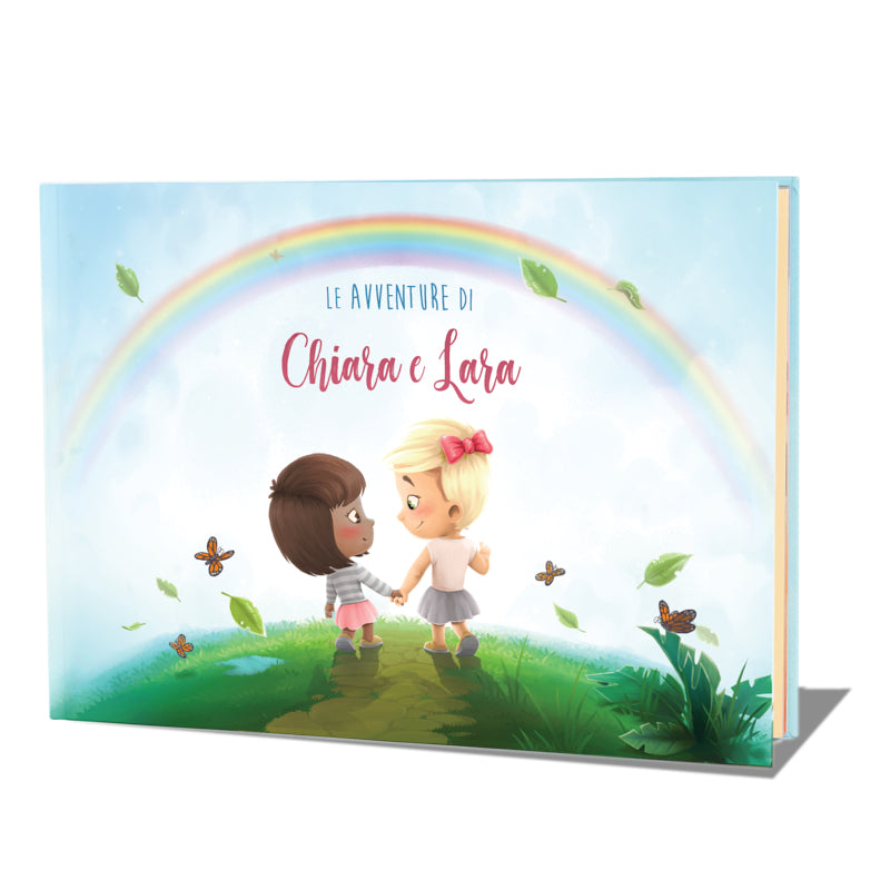 Bellissime storie attendono i vostri gemelli in questo libro personalizzato per fratelli.
