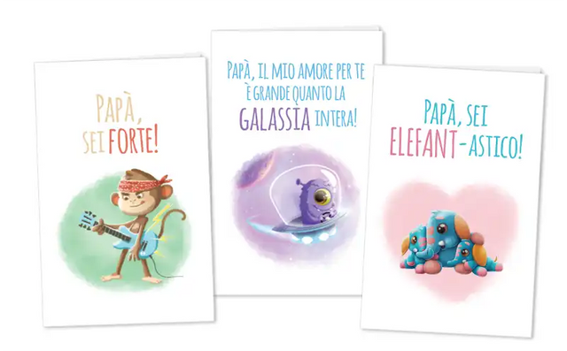 Biglietti stampabili e gratuiti per la Festa del Papà