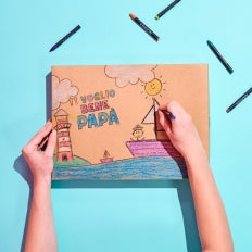 Scatola da colorare per papà