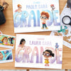 Copertine del libro personalizzato Urra Eroi per la festa de la Mamma, sul futuro lavoro del bambino.